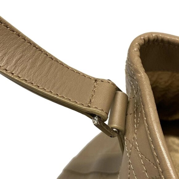 Auth DIOR/ChristianDior Rasta/Canaje Stitching Brown Leather Tote Bag - Picture 10 of 16